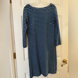Talbots Navy Blue Shirt Dress